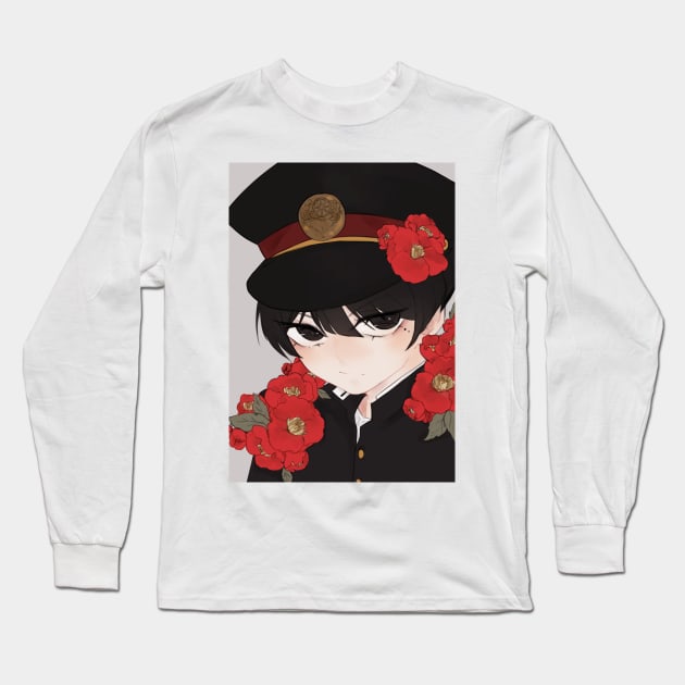 Camellia Long Sleeve T-Shirt by Uccellinomio